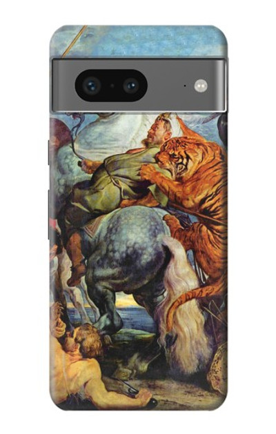 S3331 Peter Paul Rubens Tiger und Lowenjagd Case Cover Custodia per Google Pixel 7