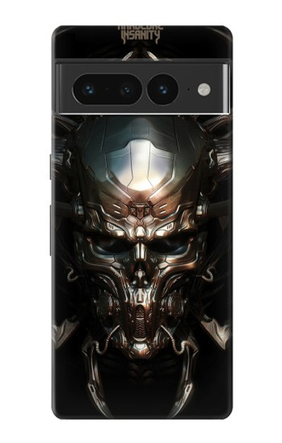 S1027 Hardcore Metal Skull Case Cover Custodia per Google Pixel 7 Pro