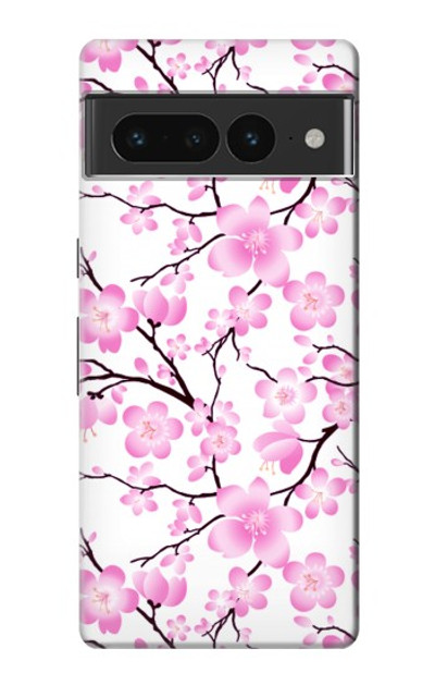 S1972 Sakura Cherry Blossoms Case Cover Custodia per Google Pixel 7 Pro