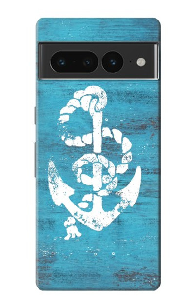 S3053 Marine Anchor Blue Case Cover Custodia per Google Pixel 7 Pro