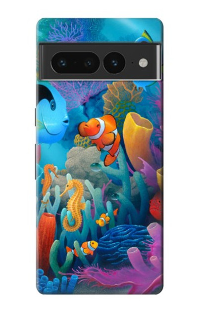 S3227 Underwater World Cartoon Case Cover Custodia per Google Pixel 7 Pro