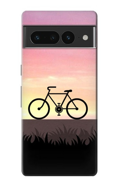 S3252 Bicycle Sunset Case Cover Custodia per Google Pixel 7 Pro