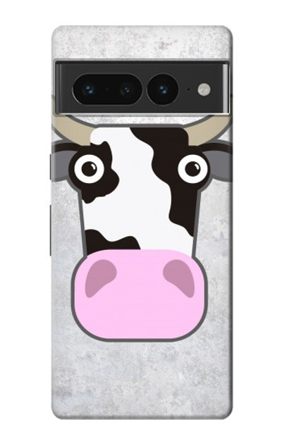 S3257 Cow Cartoon Case Cover Custodia per Google Pixel 7 Pro