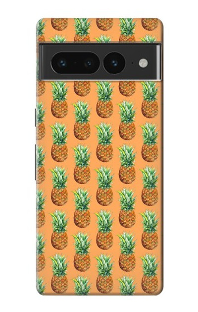 S3258 Pineapple Pattern Case Cover Custodia per Google Pixel 7 Pro