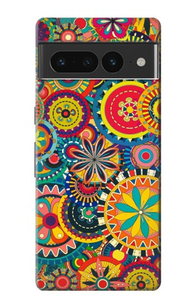 S3272 Colorful Pattern Case Cover Custodia per Google Pixel 7 Pro