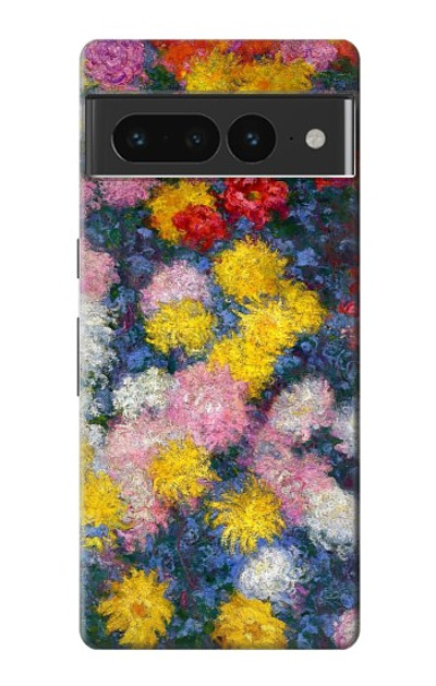 S3342 Claude Monet Chrysanthemums Case Cover Custodia per Google Pixel 7 Pro