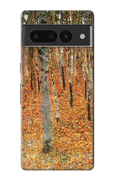 S3380 Gustav Klimt Birch Forest Case Cover Custodia per Google Pixel 7 Pro