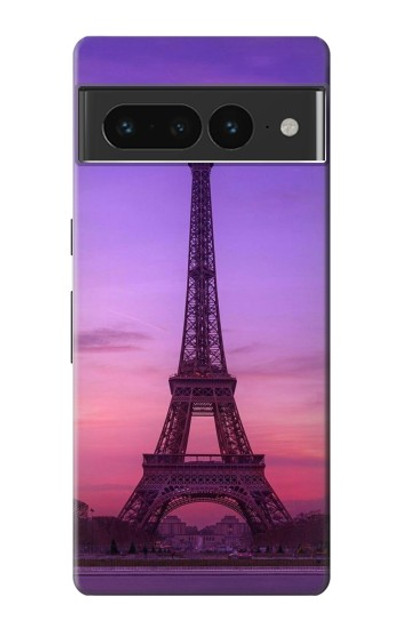 S3447 Eiffel Paris Sunset Case Cover Custodia per Google Pixel 7 Pro