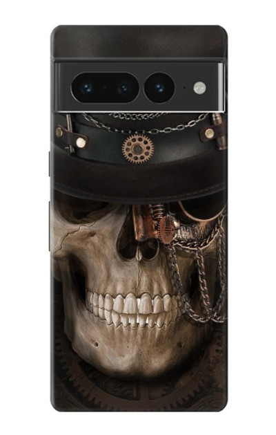 S3852 Steampunk Skull Case Cover Custodia per Google Pixel 7 Pro