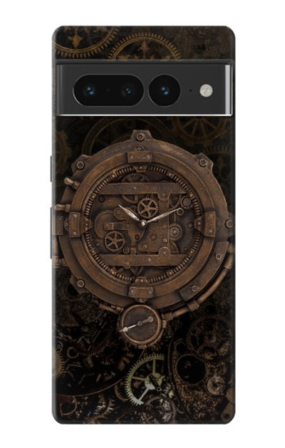 S3902 Steampunk Clock Gear Case Cover Custodia per Google Pixel 7 Pro
