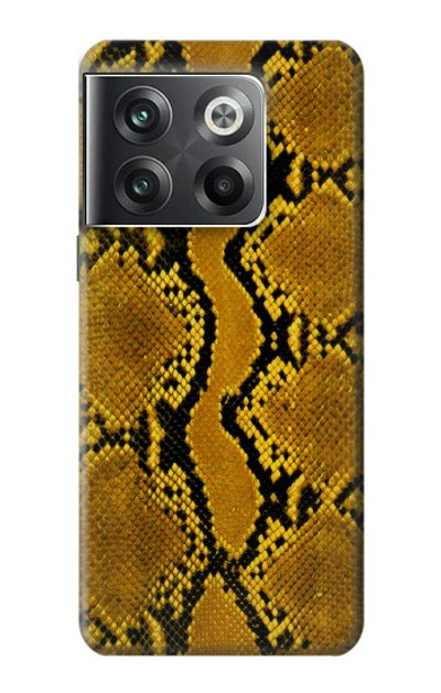 S3365 Yellow Python Skin Graphic Print Case Cover Custodia per OnePlus Ace Pro