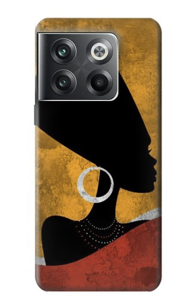 S3453 African Queen Nefertiti Silhouette Case Cover Custodia per OnePlus Ace Pro