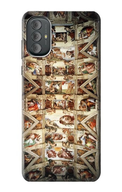 S0177 Michelangelo Chapel ceiling Case Cover Custodia per Motorola Moto G Power 2022, G Play 2023