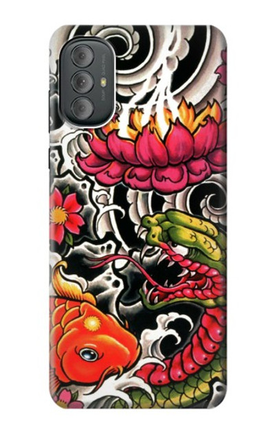 S0605 Yakuza Tattoo Case Cover Custodia per Motorola Moto G Power 2022, G Play 2023