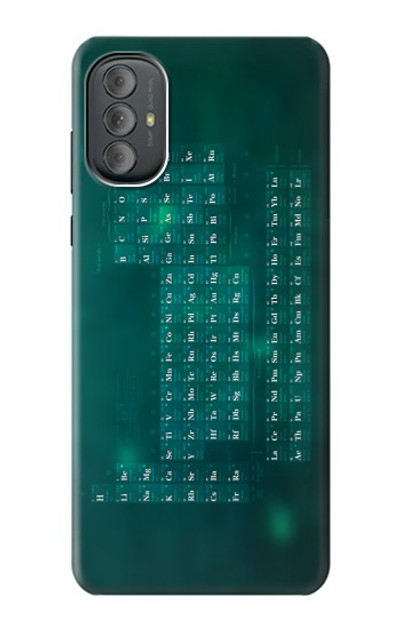 S0846 Chemistry Periodic Table Case Cover Custodia per Motorola Moto G Power 2022, G Play 2023