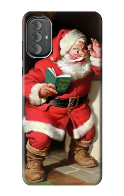 S1417 Santa Claus Merry Xmas Case Cover Custodia per Motorola Moto G Power 2022, G Play 2023