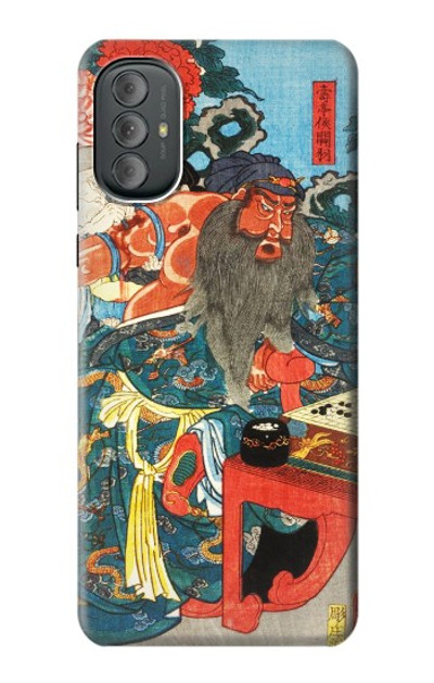 S1826 Utagawa Kuniyoshi Guan Yu Case Cover Custodia per Motorola Moto G Power 2022, G Play 2023