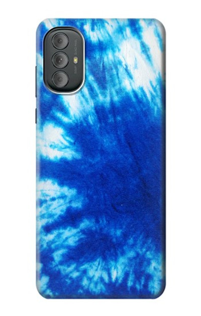 S1869 Tie Dye Blue Case Cover Custodia per Motorola Moto G Power 2022, G Play 2023