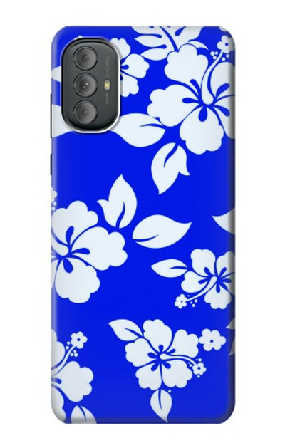 S2244 Hawaiian Hibiscus Blue Pattern Case Cover Custodia per Motorola Moto G Power 2022, G Play 2023