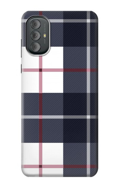 S3452 Plaid Fabric Pattern Case Cover Custodia per Motorola Moto G Power 2022, G Play 2023