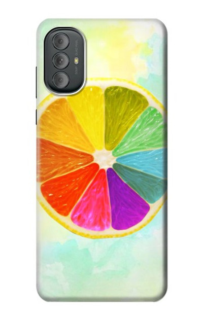 S3493 Colorful Lemon Case Cover Custodia per Motorola Moto G Power 2022, G Play 2023