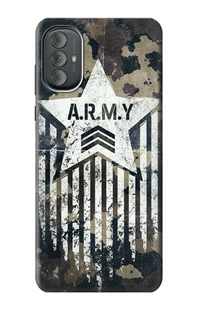 S3666 Army Camo Camouflage Case Cover Custodia per Motorola Moto G Power 2022, G Play 2023