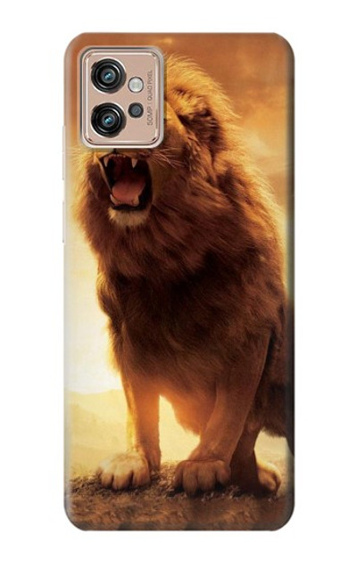 S1957 Lion Aslan Case Cover Custodia per Motorola Moto G32