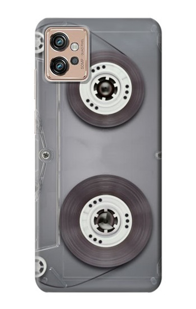 S3159 Cassette Tape Case Cover Custodia per Motorola Moto G32