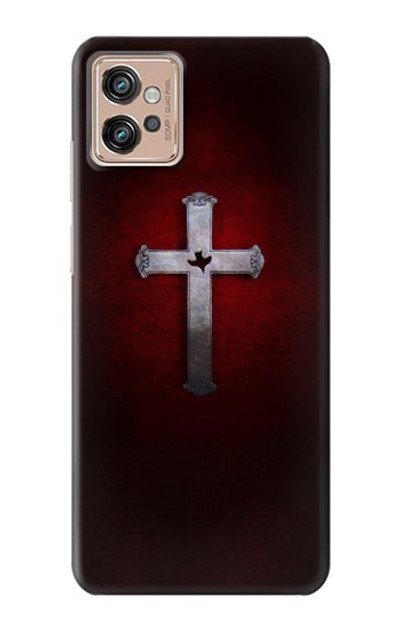 S3160 Christian Cross Case Cover Custodia per Motorola Moto G32