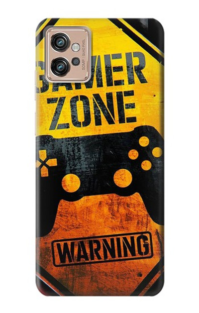 S3690 Gamer Zone Case Cover Custodia per Motorola Moto G32