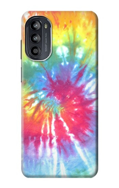 S1697 Tie Dye Colorful Graphic Printed Case Cover Custodia per Motorola Moto G52, G82 5G