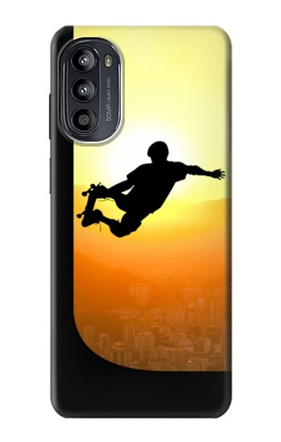 S2676 Extreme Skateboard Sunset Case Cover Custodia per Motorola Moto G52, G82 5G S2676 Extreme Skateboard Sunset Case Cover Custodia per Motorola Moto G52, G82 5G