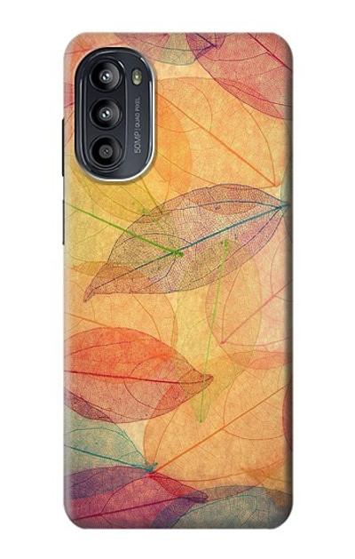 S3686 Fall Season Leaf Autumn Case Cover Custodia per Motorola Moto G52, G82 5G