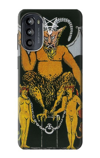 S3740 Tarot Card The Devil Case Cover Custodia per Motorola Moto G52, G82 5G