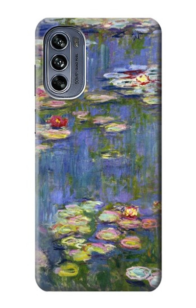 S0997 Claude Monet Water Lilies Case Cover Custodia per Motorola Moto G62 5G
