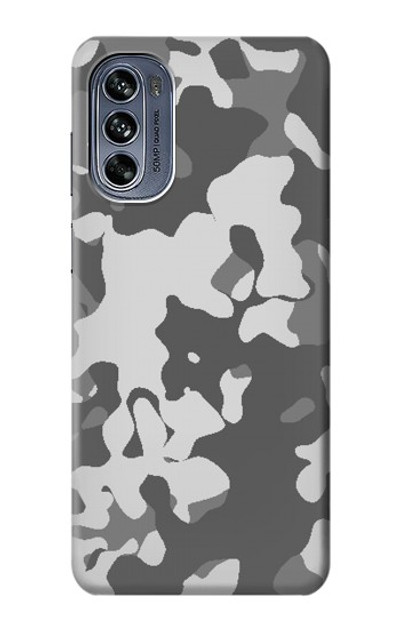 S2186 Gray Camo Camouflage Graphic Printed Case Cover Custodia per Motorola Moto G62 5G