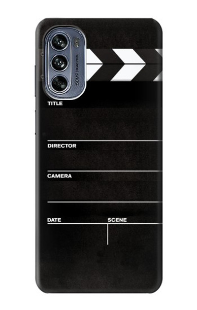 S2479 Director Clapboard Case Cover Custodia per Motorola Moto G62 5G