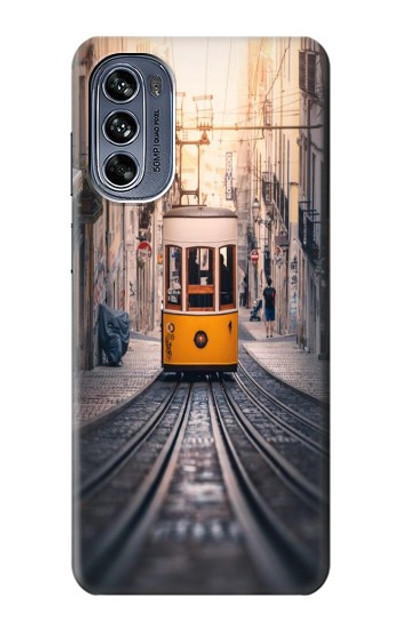 S3867 Trams in Lisbon Case Cover Custodia per Motorola Moto G62 5G
