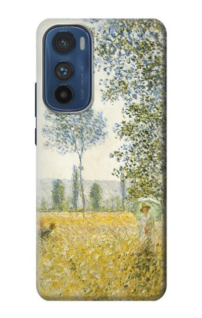 S2682 Claude Monet Fields In Spring Case Cover Custodia per Motorola Edge 30