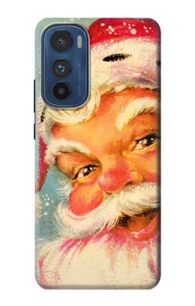 S2840 Christmas Vintage Santa Case Cover Custodia per Motorola Edge 30