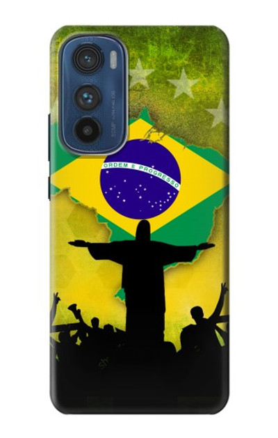 S2981 Brazil Football Soccer Case Cover Custodia per Motorola Edge 30