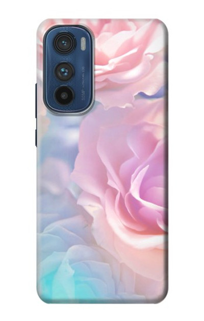 S3050 Vintage Pastel Flowers Case Cover Custodia per Motorola Edge 30