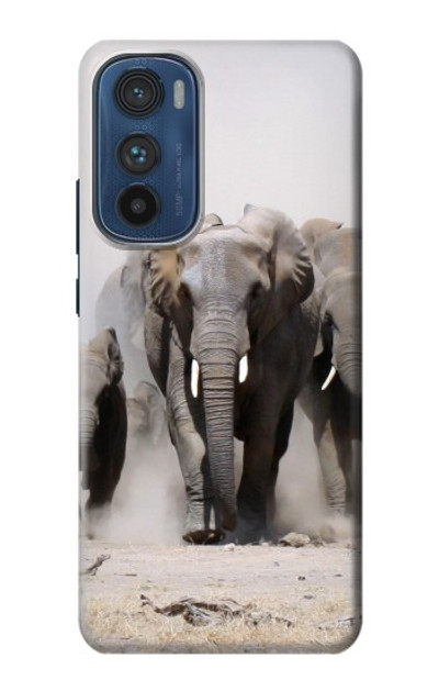 S3142 African Elephant Case Cover Custodia per Motorola Edge 30