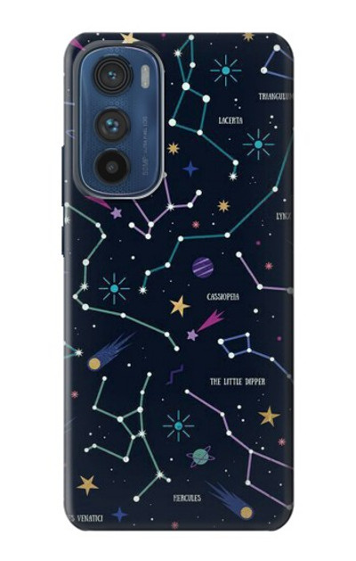 S3220 Star Map Zodiac Constellations Case Cover Custodia per Motorola Edge 30