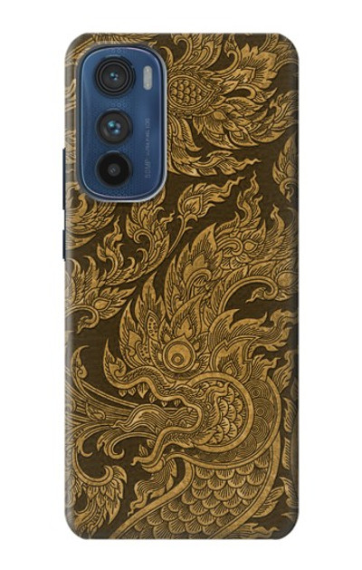 S3382 Thai Art Naga Case Cover Custodia per Motorola Edge 30