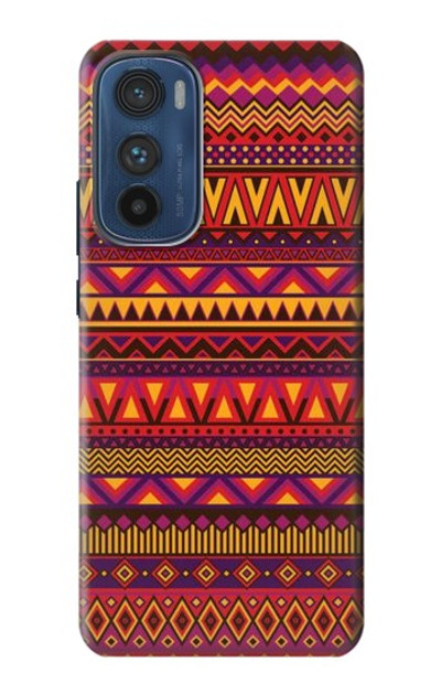 S3404 Aztecs Pattern Case Cover Custodia per Motorola Edge 30