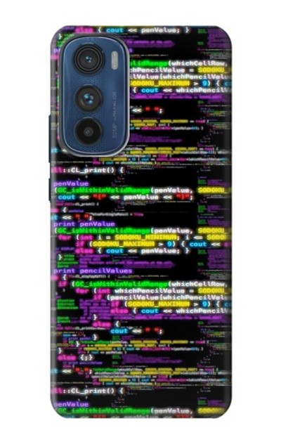 S3420 Coding Programmer Case Cover Custodia per Motorola Edge 30