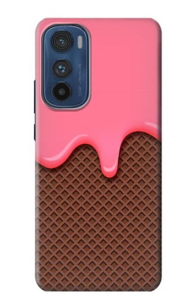 S3754 Strawberry Ice Cream Cone Case Cover Custodia per Motorola Edge 30