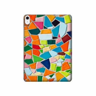 S3391 Abstract Art Mosaic Tiles Graphic Case Cover Custodia per iPad 10.9 (2022)