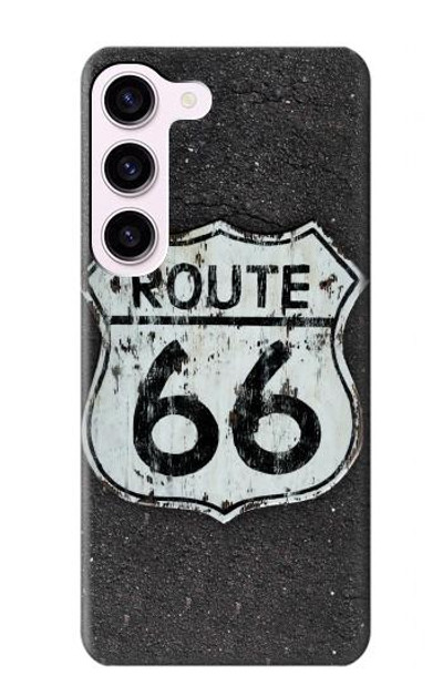 S3207 Route 66 Sign Case Cover Custodia per Samsung Galaxy S23